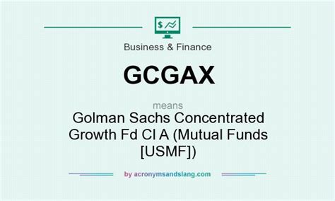 gcgcx|Goldman Sachs Concentrated Growth Fund Class C, GCGCX .